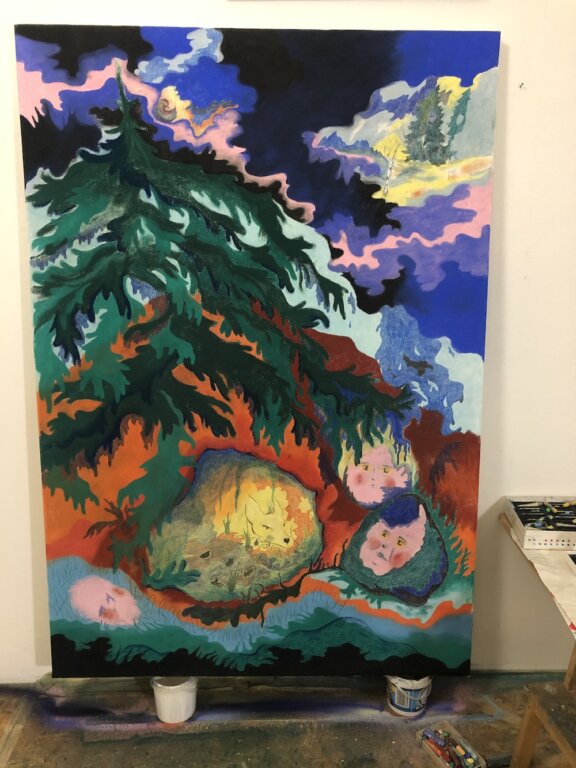 Vernisáž výstavy | Barbora Šaroun Šemberová: Prapor lásky