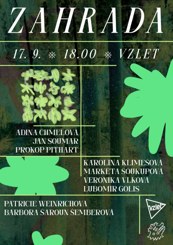 Opening sezóny | vernisáže výstav: Milan Cais, Filip Zatloukal, Hilda Kolektiv 