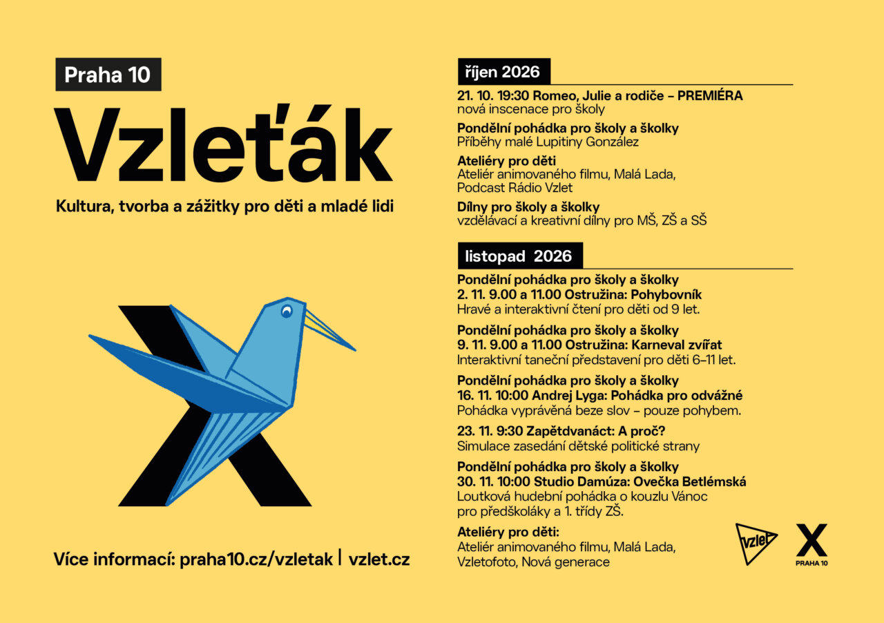 Vzleťák říjen<br/>kultura a&nbsp;zážitky pro&nbsp;děti i&nbsp;mladé